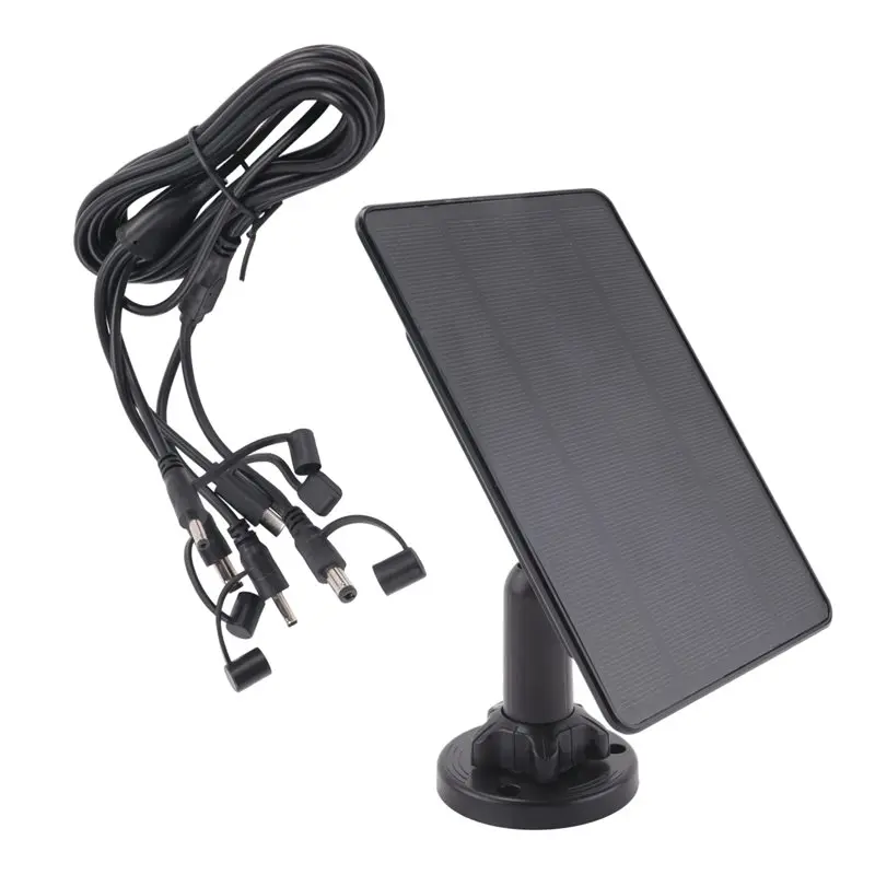 Солнечная панель AA05 12В/1А 6В/2А с разъемами Micro-USB+Type-C для уличных камер видеонаблюдения и домашних световых систем
Солнечная панель AA05 12В/1А 6В/2А с разъемами Micro-USB+Type-C для уличных камер видеонаблюдения и домашних световых систем