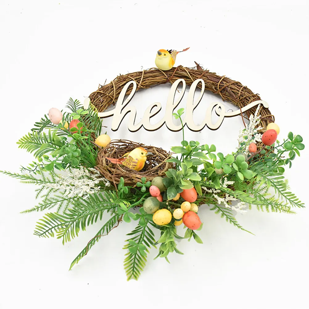 Easter Greenery Farmhouse Door Party Supplies Favors Wall Hanging Decor Easter Hanging Decor Wreath for Front Door Home
Easter Greenery Farmhouse Door Party Supplies Favors Wall Hanging Decor Easter Hanging Decor Wreath for Front Door Home