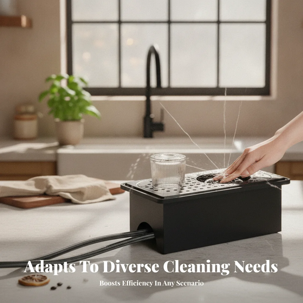 Bar Counter Cup Washer Black Countertop Cup Washer Rectangular Perforated Sink Mounted Glass Rinser
Bar Counter Cup Washer Black Countertop Cup Washer Rectangular Perforated Sink Mounted Glass Rinser