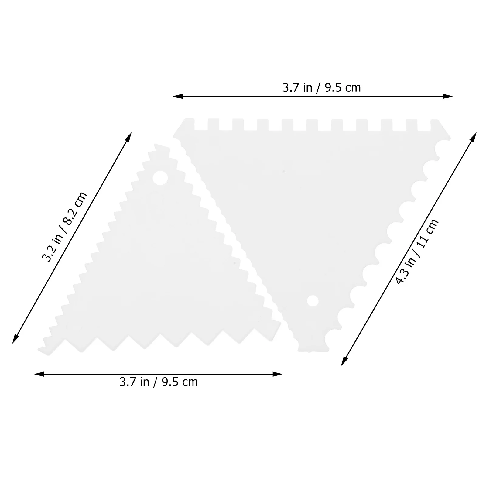 8Pcs Cake Decorating Scraper Set Fine Coarse Teeth Baking Spatula for Cream Frosting Smoother Kitchen Baking Tools
8Pcs Cake Decorating Scraper Set Fine Coarse Teeth Baking Spatula for Cream Frosting Smoother Kitchen Baking Tools
