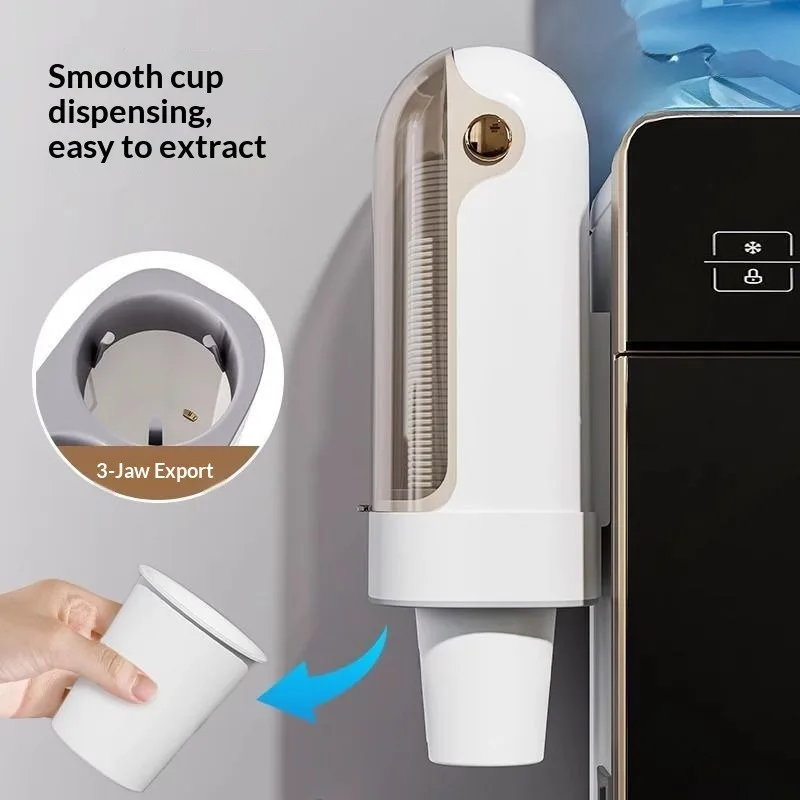 Disposable cup extractor, Wall mounting, Disposable paper cup, Dispenser, Plastic cup holder,Dispenser automatically drops cup
Disposable cup extractor, Wall mounting, Disposable paper cup, Dispenser, Plastic cup holder,Dispenser automatically drops cup