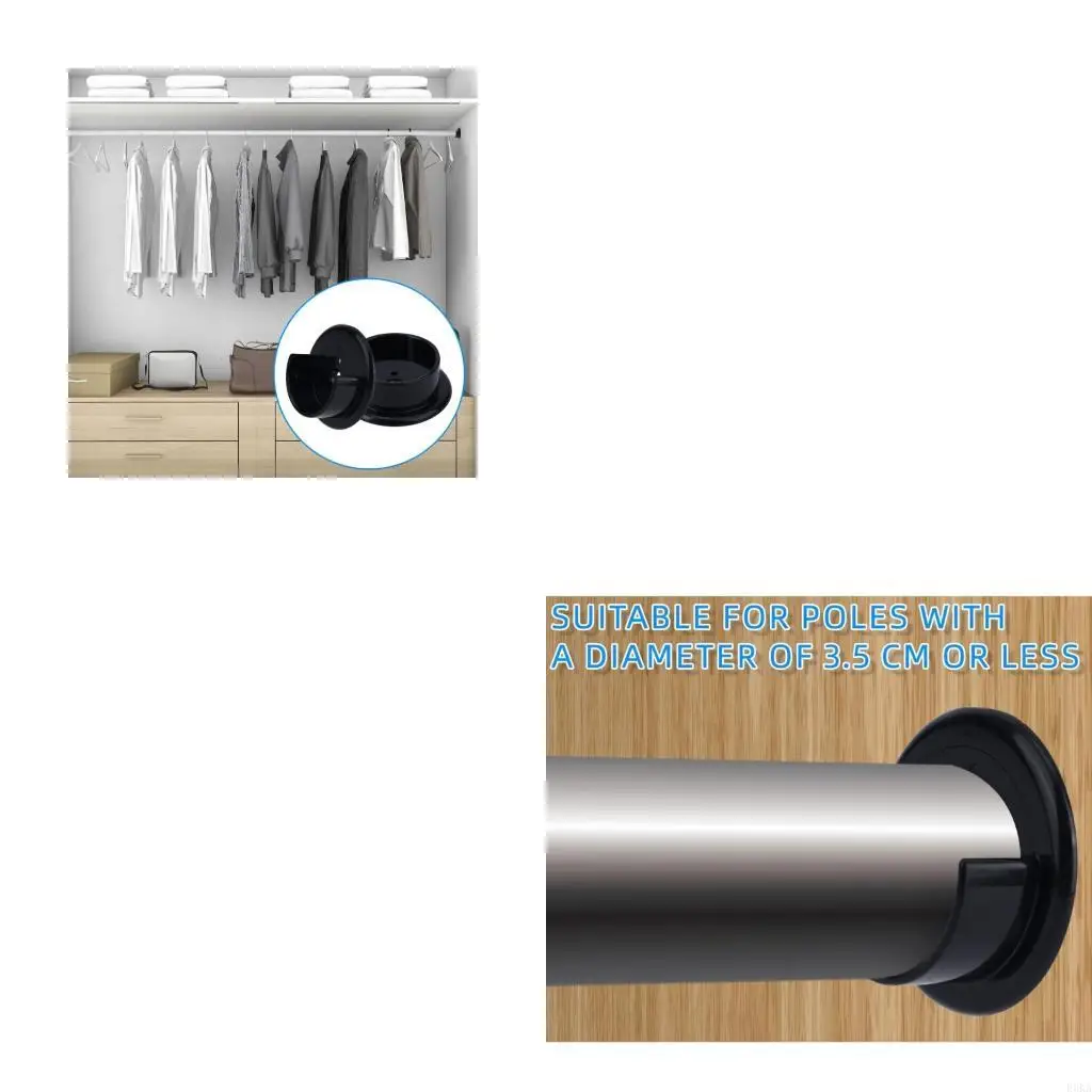 Space Saving Closet Rod Holder with Adjustable Height for Bathroom Wardrobe Use
Space Saving Closet Rod Holder with Adjustable Height for Bathroom Wardrobe Use
