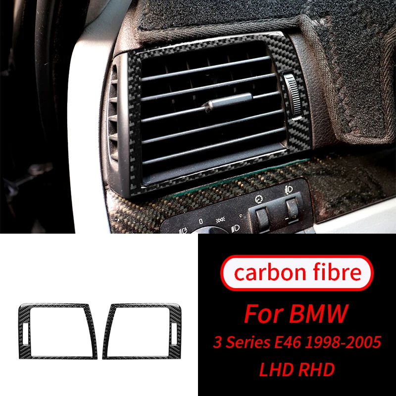 For BMW 3Series E46 1998-2005 Real Carbon Fiber Car Accessories Vent Panel Dashboard Air Vent Panel Trim Car Interior Supplies
For BMW 3Series E46 1998-2005 Real Carbon Fiber Car Accessories Vent Panel Dashboard Air Vent Panel Trim Car Interior Supplies