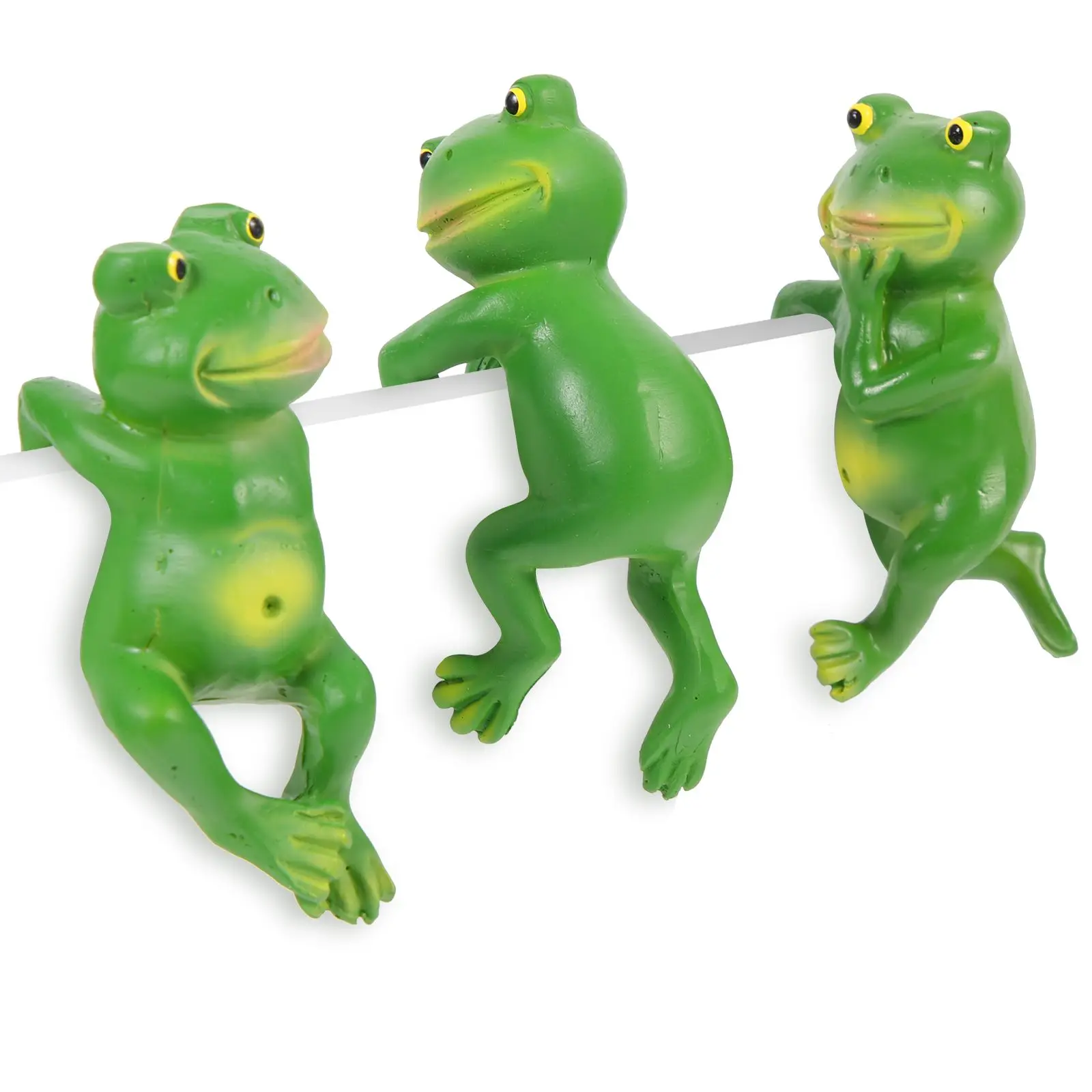 3 Pcs Resin Frogs Garden Statues Waterproof Durable Lovely Figurines Planter Hanging Decorations Miniature Ornaments
3 Pcs Resin Frogs Garden Statues Waterproof Durable Lovely Figurines Planter Hanging Decorations Miniature Ornaments