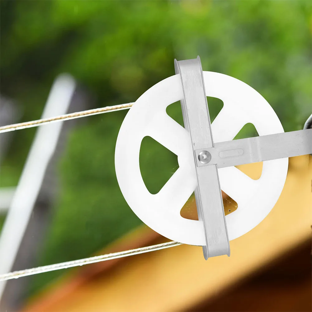 2pcs 5 Inch Anti Rust Deep Groove Outdoor Clothes Pulley Drying Rope Cable Lines Hanging Strap Cloth Line Clothesline Pulley
2pcs 5 Inch Anti Rust Deep Groove Outdoor Clothes Pulley Drying Rope Cable Lines Hanging Strap Cloth Line Clothesline Pulley