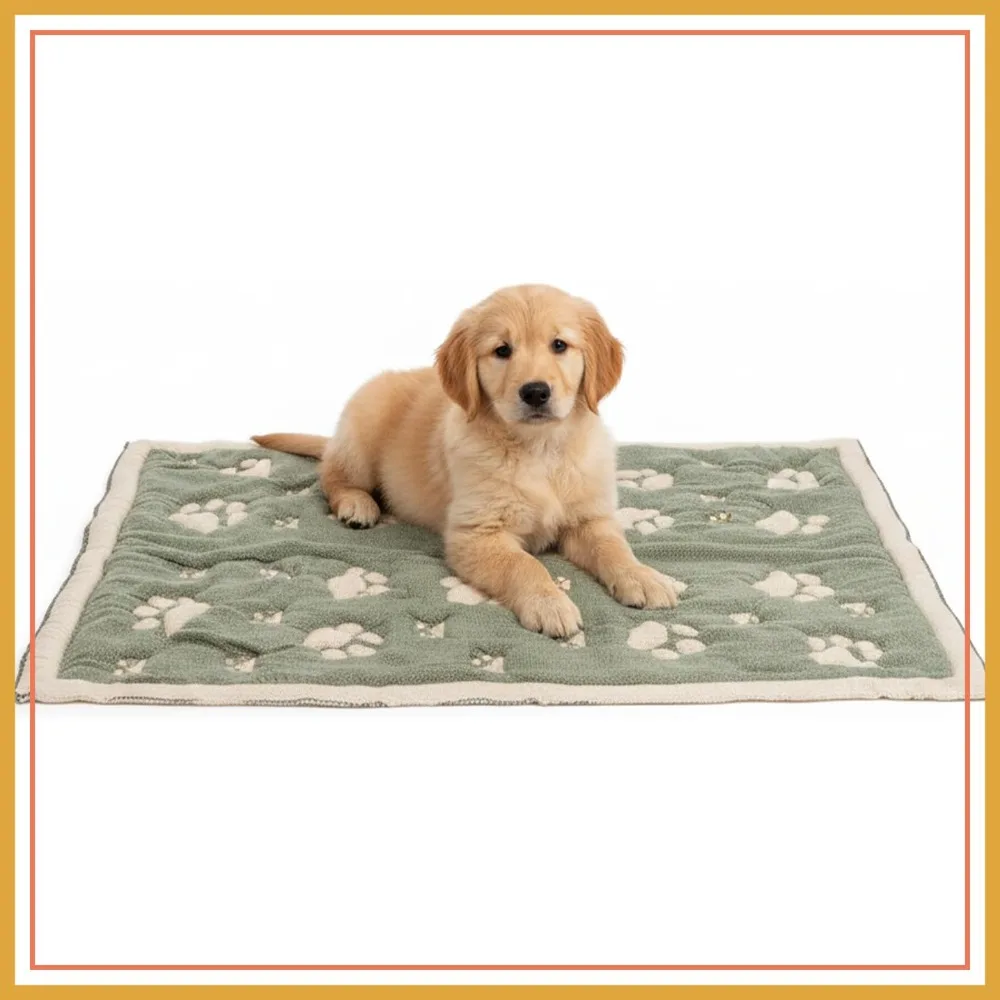 Organic Cotton Pet Mat | Biscuit Beige | Seamless Reversible Washable | 3D Knit Comfort | 28x40 in
Organic Cotton Pet Mat | Biscuit Beige | Seamless Reversible Washable | 3D Knit Comfort | 28x40 in