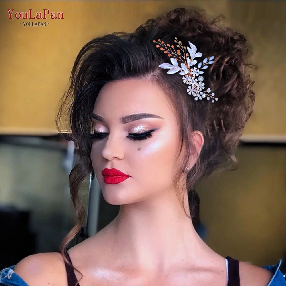 YouLaPan Boho Alloy Flower Bride Hair Comb Gold Color Side Comb Headpieces Orange Color Crystal Party Wedding Headwear HP310
YouLaPan Boho Alloy Flower Bride Hair Comb Gold Color Side Comb Headpieces Orange Color Crystal Party Wedding Headwear HP310