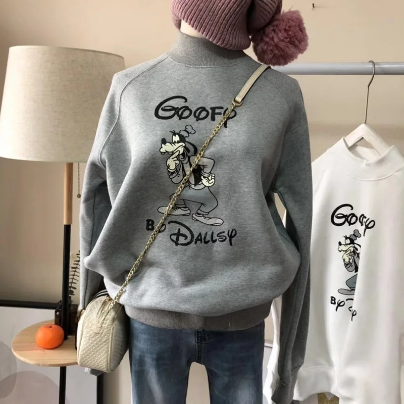 Spring Autumn Women's Sweatshirt Thin Loose Overhead Korean Style Half High Collar Student Versatile Cotton Long Sleeve Print
Spring Autumn Women's Sweatshirt Thin Loose Overhead Korean Style Half High Collar Student Versatile Cotton Long Sleeve Print