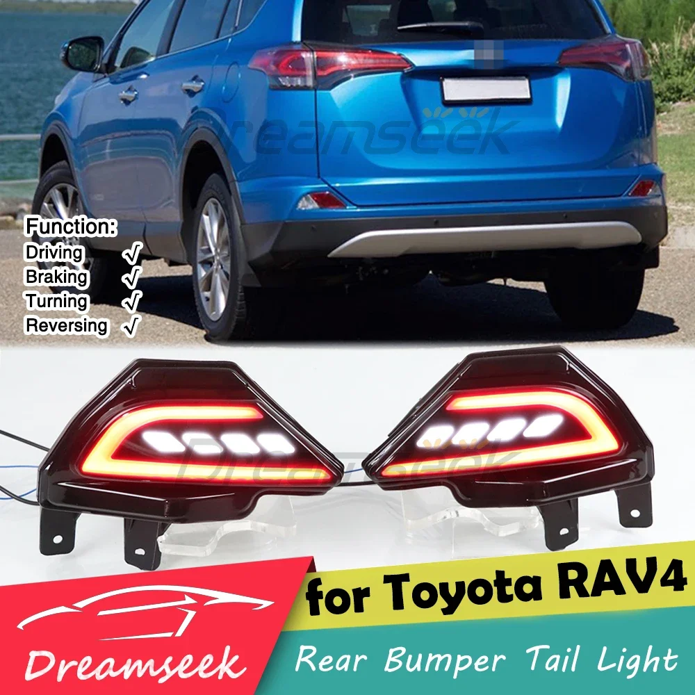 LED Reflector Rear Bumper Tail Light for Toyota RAV4 XA40 2016 2017 2018 Brake Lamp with Dynamic Sequential Turn Signal Smoke
LED Reflector Rear Bumper Tail Light for Toyota RAV4 XA40 2016 2017 2018 Brake Lamp with Dynamic Sequential Turn Signal Smoke