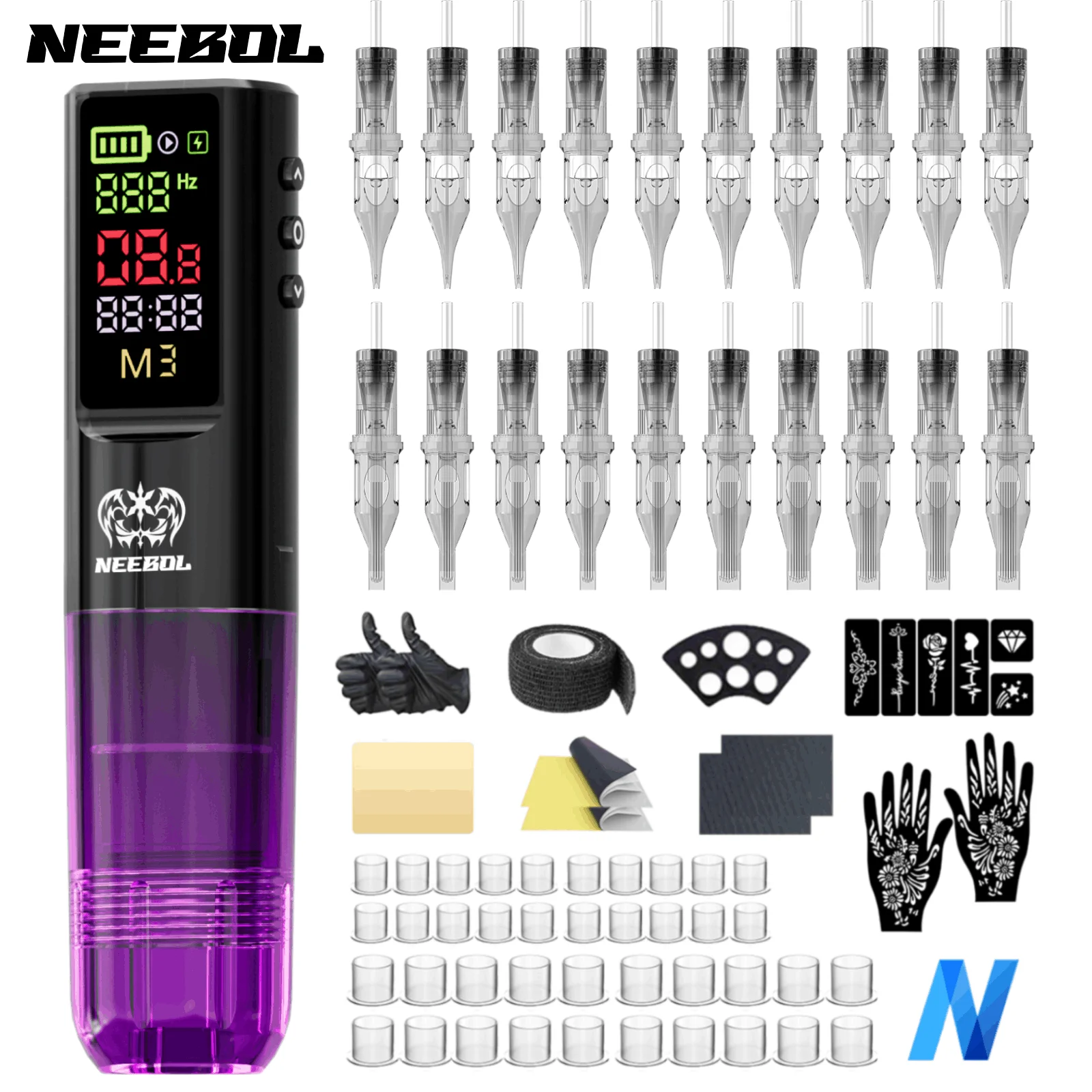 Полный набор для татуировки Neebol Tattoo Gun, мощный набор ручек для татуировки для перманентного макияжа, татуировки, подарок для начинающих татуировок
Полный набор для татуировки Neebol Tattoo Gun, мощный набор ручек для татуировки для перманентного макияжа, татуировки, подарок для начинающих татуировок