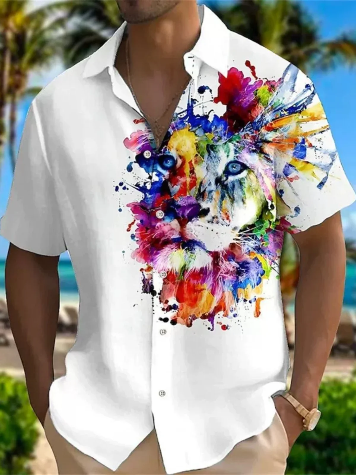 Men's Beach Printed ort Sve irt Slim Fit Breathable Moisture ng Cosite Fabric Spring Summer Faionable irt
Men's Beach Printed ort Sve irt Slim Fit Breathable Moisture ng Cosite Fabric Spring Summer Faionable irt