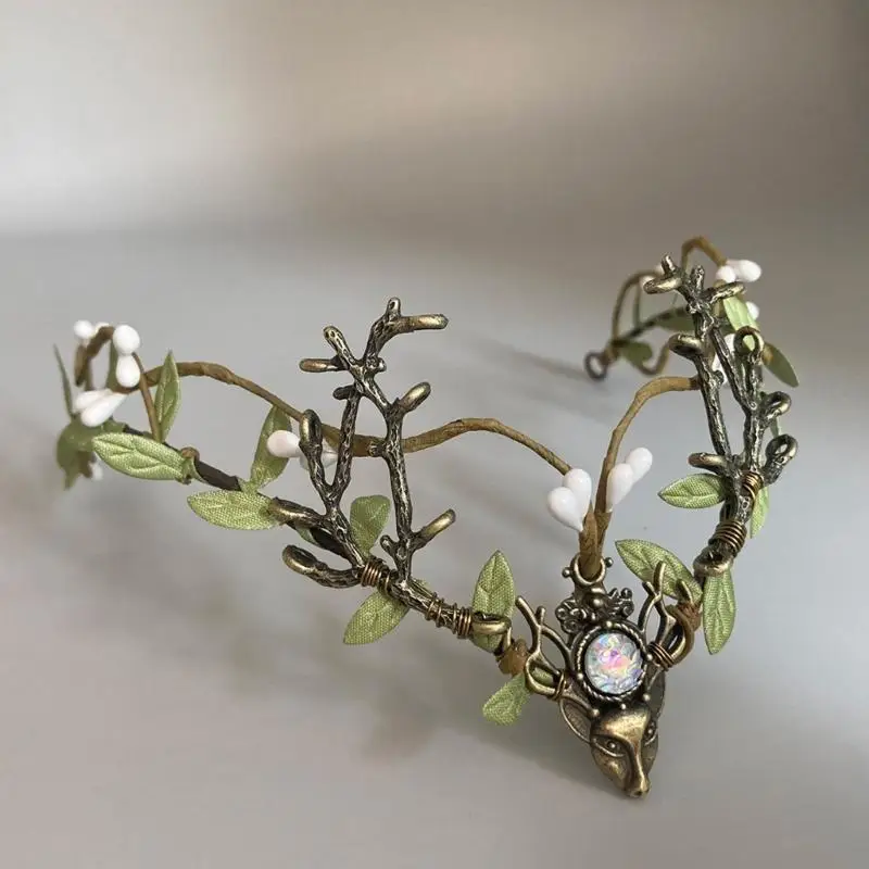 652F Stylish Vine Tiaras Hairhoop Bohemian Styles Headpiece with Vine And Leaves For Women Music Festival Cosplay Headpiece
652F Stylish Vine Tiaras Hairhoop Bohemian Styles Headpiece with Vine And Leaves For Women Music Festival Cosplay Headpiece