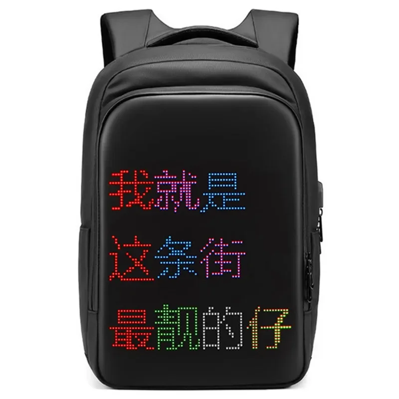 LED Display Screen Dynamic Backpack Walking Advertising Light APP Outdoor Men Women Waterproof Business Travel Tablet Laptop Bag
LED Display Screen Dynamic Backpack Walking Advertising Light APP Outdoor Men Women Waterproof Business Travel Tablet Laptop Bag