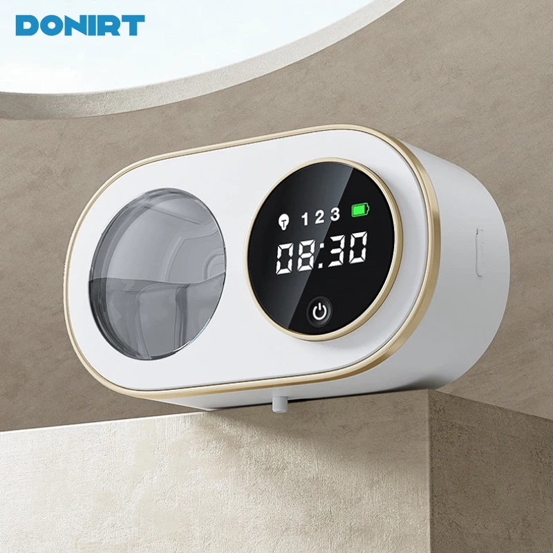 Wall-Mounted Automatic Foam Soap Dispenser HD Digital Clock Rechargeable Hand Washing for Bathroom 320ml Smart Soap Dispenser
Wall-Mounted Automatic Foam Soap Dispenser HD Digital Clock Rechargeable Hand Washing for Bathroom 320ml Smart Soap Dispenser