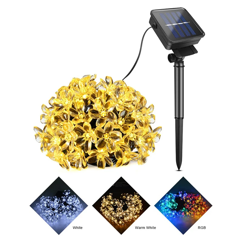 50 LED String Solar Led Light Outdoor Garden Decoration Waterproof Decorative Fairy Flower Festoon Christmas Balcony Fence Light
50 LED String Solar Led Light Outdoor Garden Decoration Waterproof Decorative Fairy Flower Festoon Christmas Balcony Fence Light
