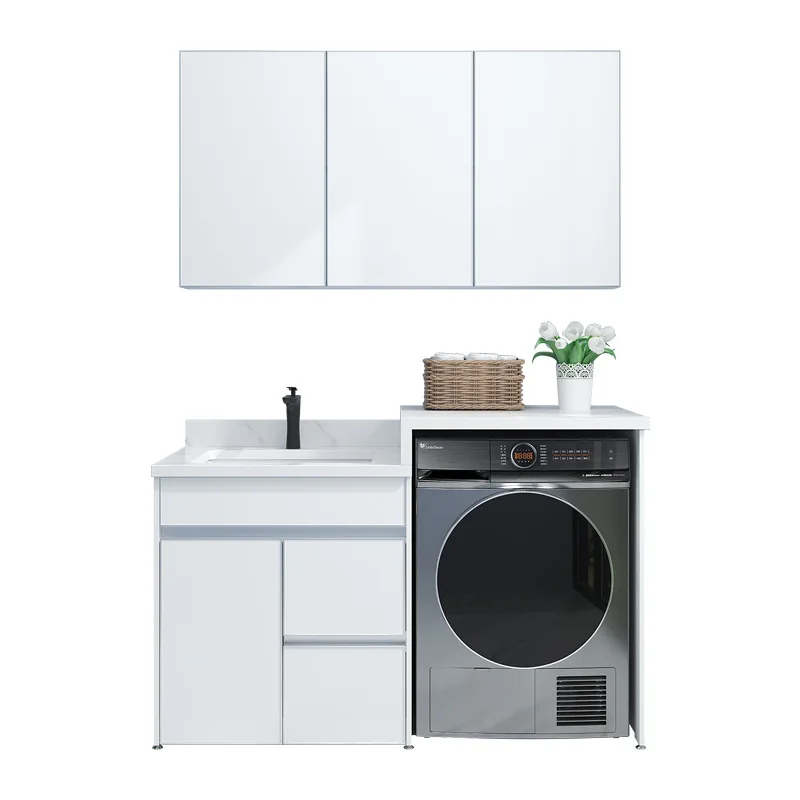 Комбинированный шкаф из космического алюминия для стиральной машины, приставной шкаф для балкона, тумба под раковину для ванной комнаты
Комбинированный шкаф из космического алюминия для стиральной машины, приставной шкаф для балкона, тумба под раковину для ванной комнаты