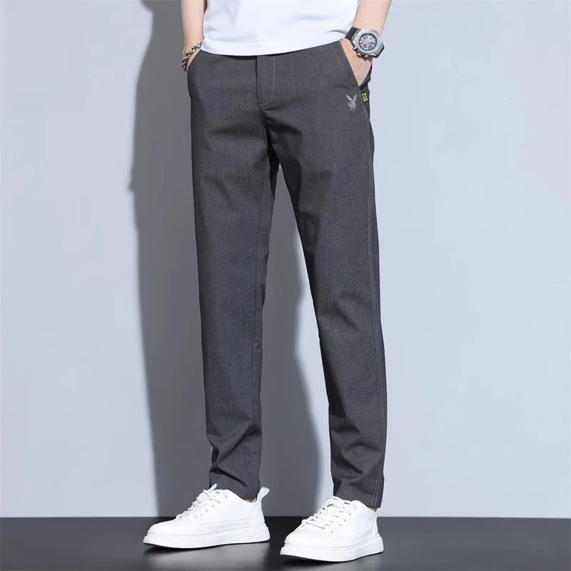 Men's Slim Fit Casual Pants Summer New Style Trendy Youth Sports Trousers mid Waist Pocket Polyester Fiber Cotton
Men's Slim Fit Casual Pants Summer New Style Trendy Youth Sports Trousers mid Waist Pocket Polyester Fiber Cotton