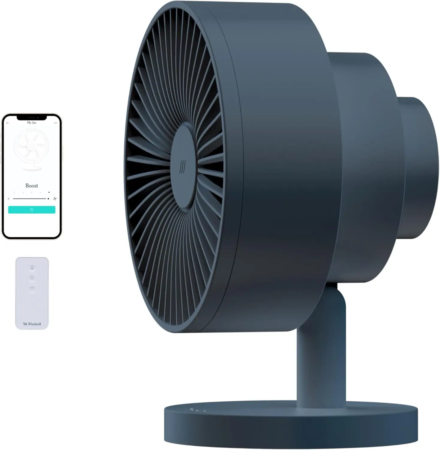 Ultra-Quiet 2-in-1 Air Circulator & Desk Fan, 5-Speed Smart Fan with Remote, App Compatible
Ultra-Quiet 2-in-1 Air Circulator & Desk Fan, 5-Speed Smart Fan with Remote, App Compatible