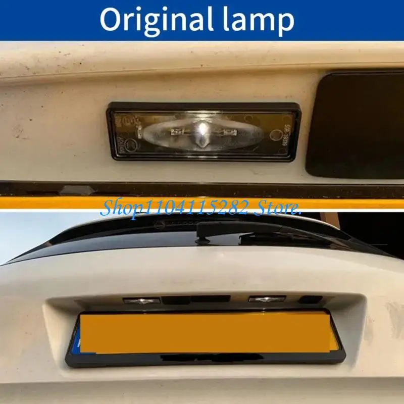 6340F0 Plug & Play License Plate Light Replacement Car License Plate Bulb for Vehicle 301 508 & Auto C2 C5 Vehicles
6340F0 Plug & Play License Plate Light Replacement Car License Plate Bulb for Vehicle 301 508 & Auto C2 C5 Vehicles