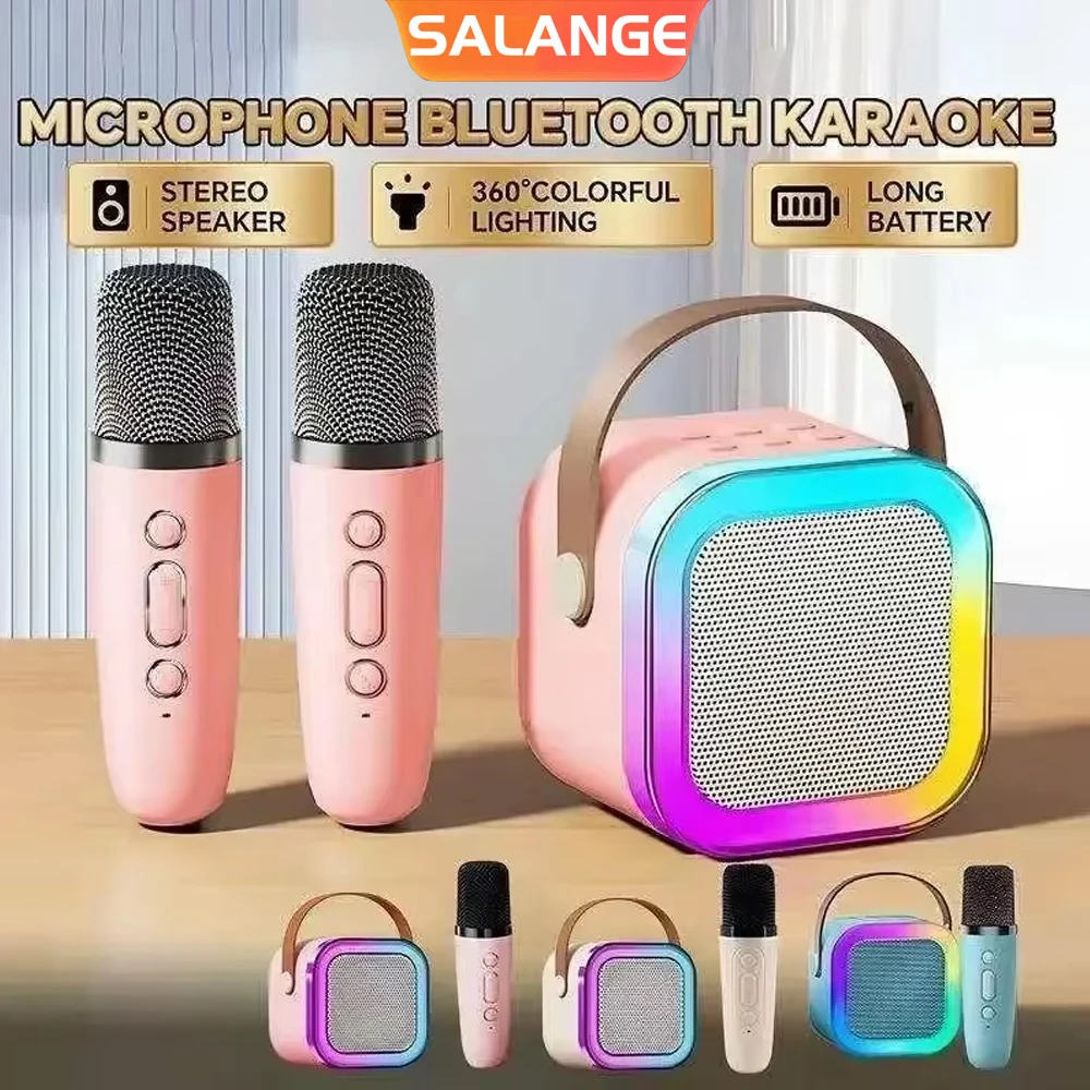 New K12 Karaoke Machine Portable Bluetooth Speaker With 1-2 Wireless Microphones HiFi Family Singing Loudspeaker Children's Gift
New K12 Karaoke Machine Portable Bluetooth Speaker With 1-2 Wireless Microphones HiFi Family Singing Loudspeaker Children's Gift