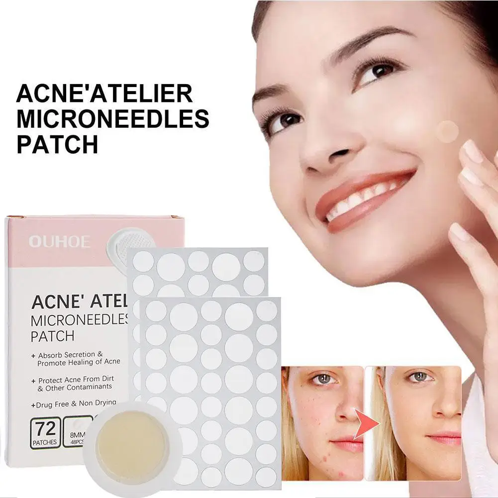 72pieces Face Patches For Pimples Microneedles Drying Patch Blemish Covering Stickers Invisible Spot Care Beauty Dropshipping
72pieces Face Patches For Pimples Microneedles Drying Patch Blemish Covering Stickers Invisible Spot Care Beauty Dropshipping