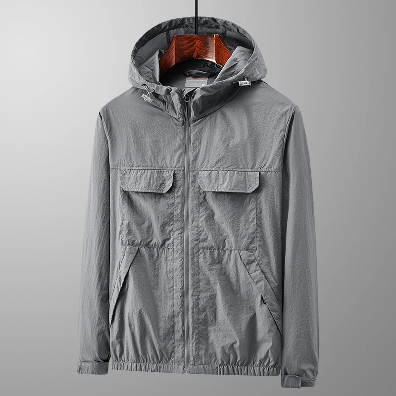 Men Nylon Spandex Breathable Skin Coats Quick Dry Light&Thin Sun Protection Hooded Summer Jacket UPF50+ UV Blocking Windbreaker
Men Nylon Spandex Breathable Skin Coats Quick Dry Light&Thin Sun Protection Hooded Summer Jacket UPF50+ UV Blocking Windbreaker