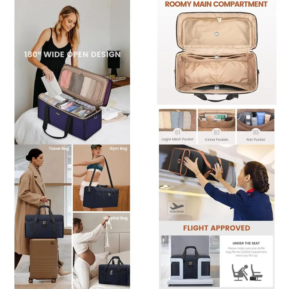 Carry-On 3-Piece Travel Set: Weekender Bag, Toiletry & Wet Bag
Carry-On 3-Piece Travel Set: Weekender Bag, Toiletry & Wet Bag