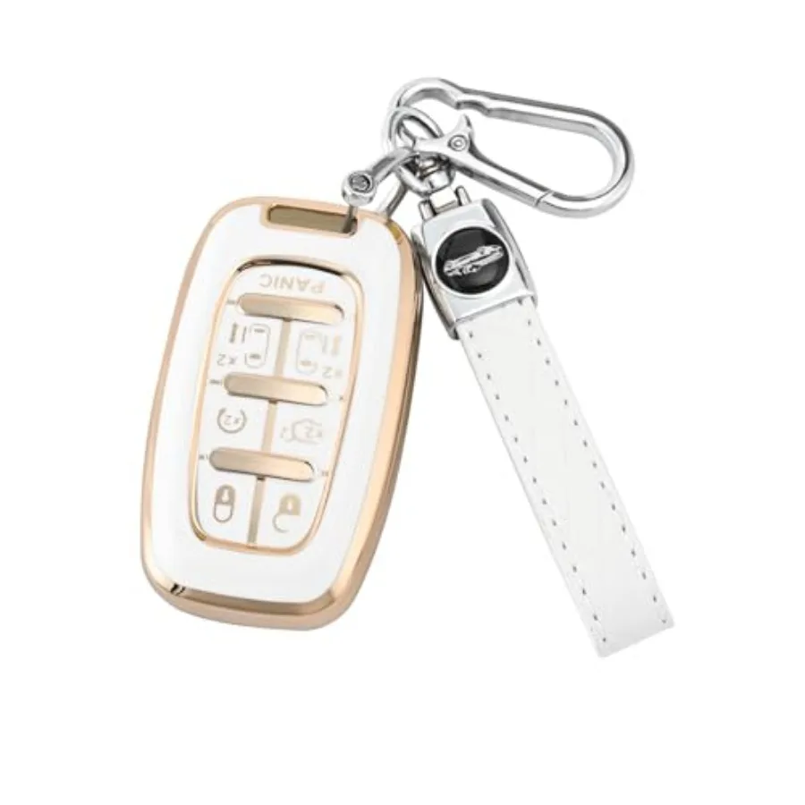 Key Fob Cover for Chrysler Pacifica, 7 Button Soft TPU Key case for 2017-2025 Touring, Pinnacle, Limited, Voyager, 2020 Proximi
Key Fob Cover for Chrysler Pacifica, 7 Button Soft TPU Key case for 2017-2025 Touring, Pinnacle, Limited, Voyager, 2020 Proximi