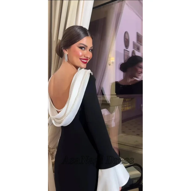 Indie New Fashion Black Prom Dress Sexy Backless Flare Sleeve Women Formal Occasion Gown Vestidos De 6ft Customized 2025
Indie New Fashion Black Prom Dress Sexy Backless Flare Sleeve Women Formal Occasion Gown Vestidos De 6ft Customized 2025