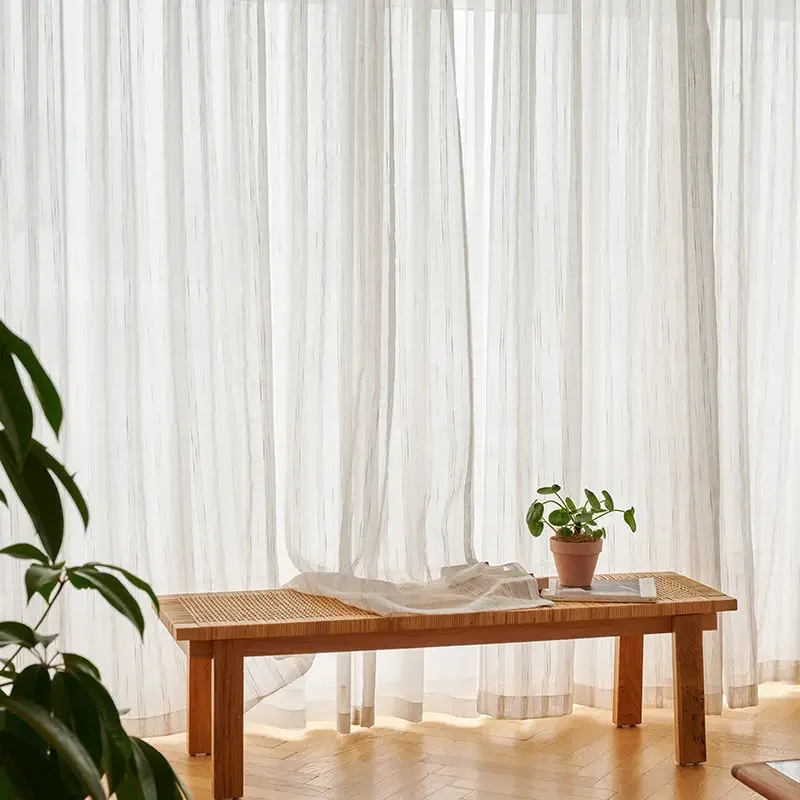 Curtain 1 Panel 270cm Linen Stripe Sheer Window Curtains for Living Room Farmhouse Rustic Soft Window Treatment for Bedroom 1pc
Curtain 1 Panel 270cm Linen Stripe Sheer Window Curtains for Living Room Farmhouse Rustic Soft Window Treatment for Bedroom 1pc