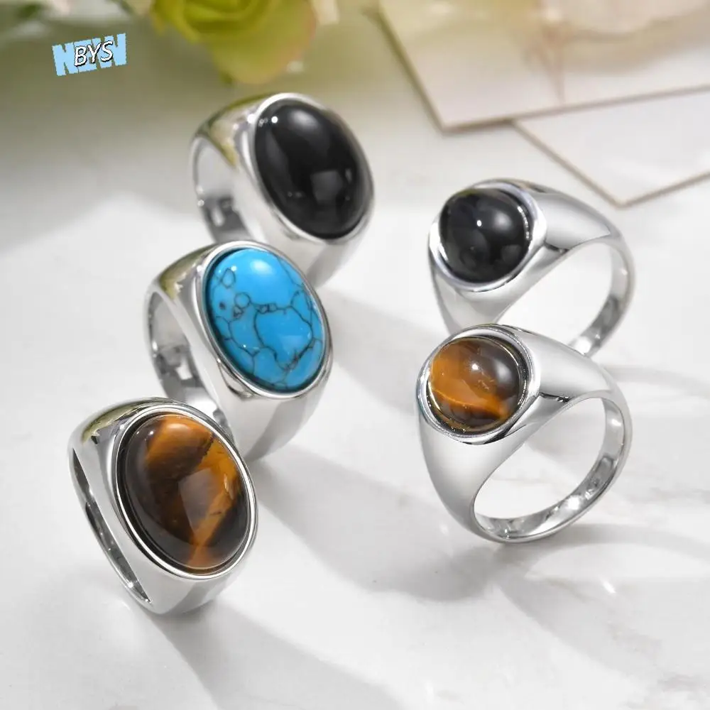 Aesthetic Stainless Steel Stone Eye Ring Vintage Jewelry Glaze Ring Trendy Exaggerated Oval Finger Ring Valentine's Day Gift
Aesthetic Stainless Steel Stone Eye Ring Vintage Jewelry Glaze Ring Trendy Exaggerated Oval Finger Ring Valentine's Day Gift