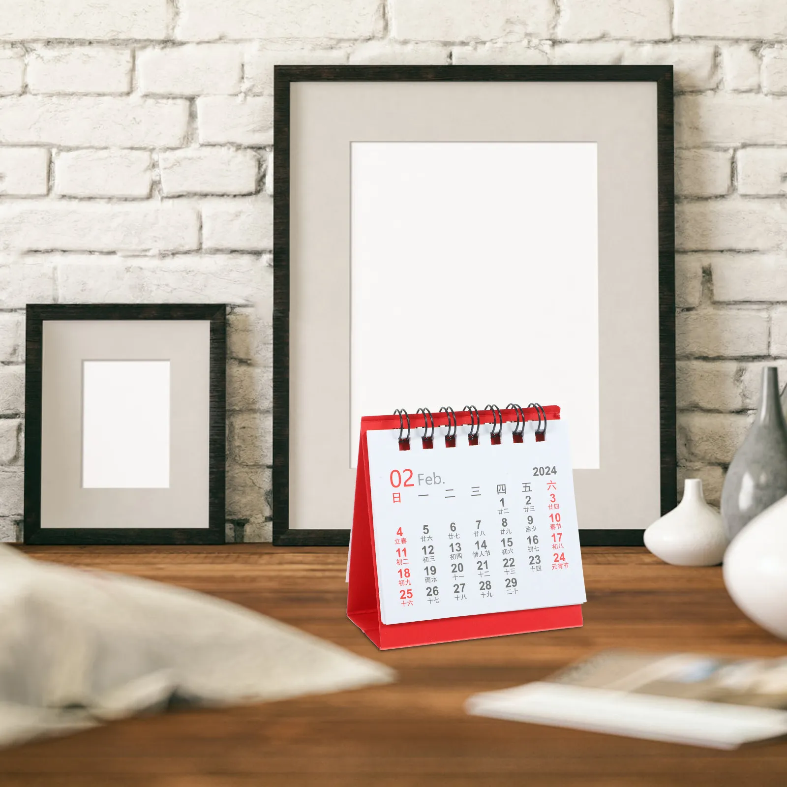 2024 Desk Calendar Mini Standing Small Calendar Compact Portable Month Planner for Office Worker Teacher Home Supplies
2024 Desk Calendar Mini Standing Small Calendar Compact Portable Month Planner for Office Worker Teacher Home Supplies