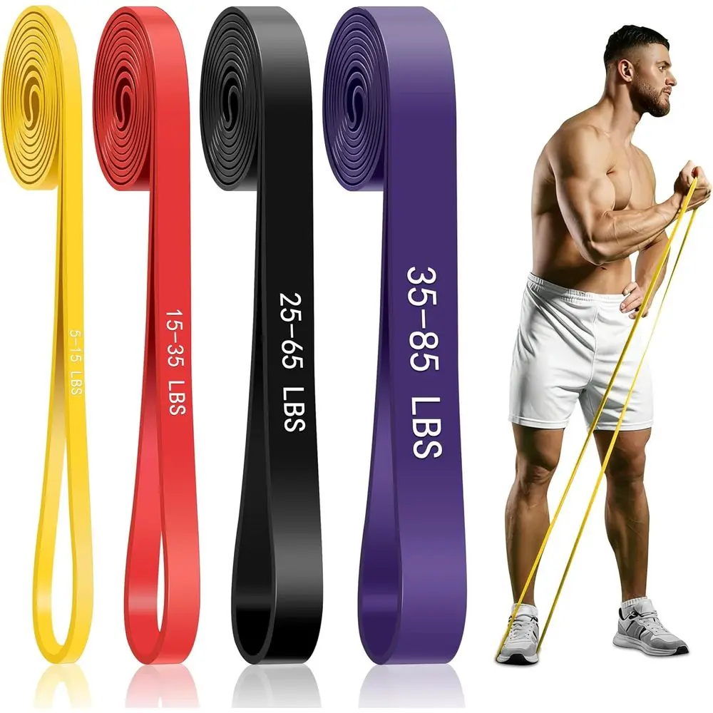 4-Level Resistance Bands for Full-Body Workouts, Suitable for Home and Gym Use, Ideal for Men and Women
4-Level Resistance Bands for Full-Body Workouts, Suitable for Home and Gym Use, Ideal for Men and Women