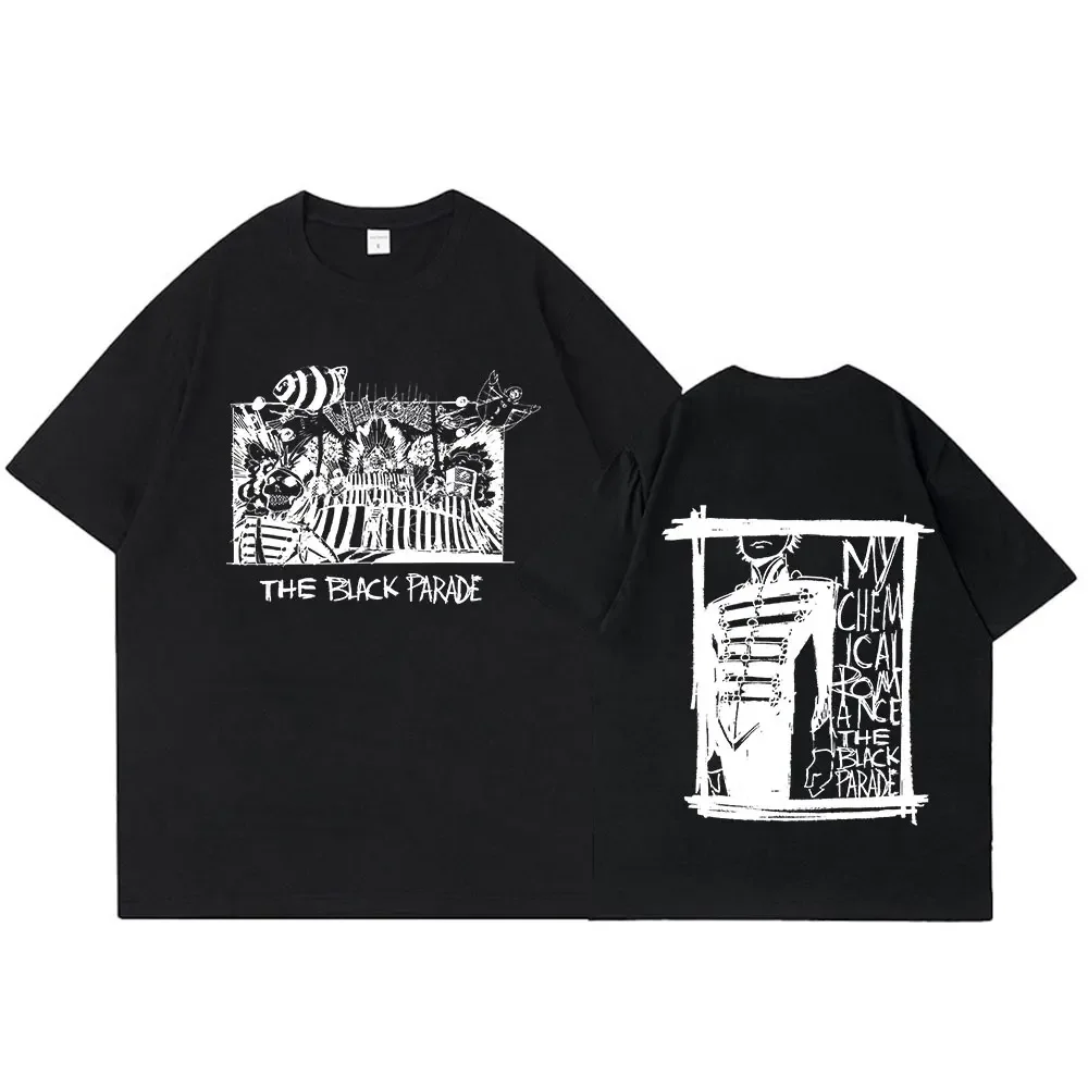 2025 My Chemical Romantic Rock Band Print Summer T-shirt Fashion Trend Loose Casual 100% cotton crew neck Short Sleeve T-shirt
2025 My Chemical Romantic Rock Band Print Summer T-shirt Fashion Trend Loose Casual 100% cotton crew neck Short Sleeve T-shirt