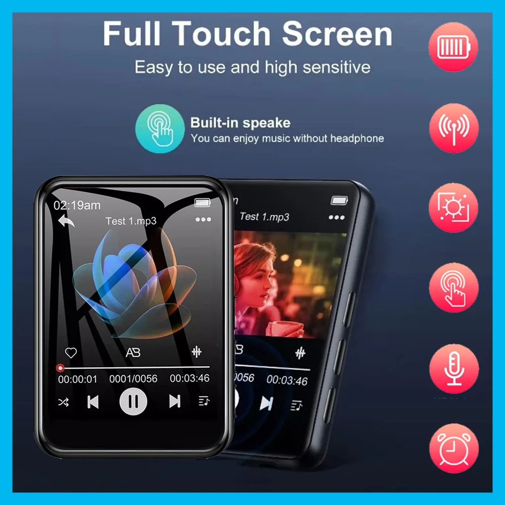 Встроенный Bluetooth 5,4 32 ГБ MP3-плеер Hi-Fi 2,4 дюйма с полным сенсорным экраном 240*320 Видео MP3-плеер Многофункциональный MP3-плеер
Встроенный Bluetooth 5,4 32 ГБ MP3-плеер Hi-Fi 2,4 дюйма с полным сенсорным экраном 240*320 Видео MP3-плеер Многофункциональный MP3-плеер