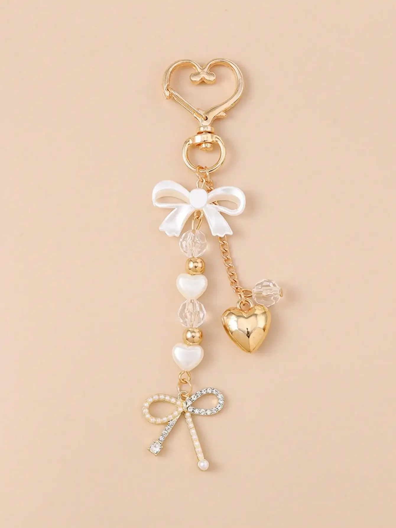 1pc Unisex Faux Pearl Bow Keychain Pendant Beach Vacation Series Gift For Friends Keychain Accessory Car Accessories For Woman Gifts For Women
1pc Unisex Faux Pearl Bow Keychain Pendant Beach Vacation Series Gift For Friends Keychain Accessory Car Accessories For Woman Gifts For Women