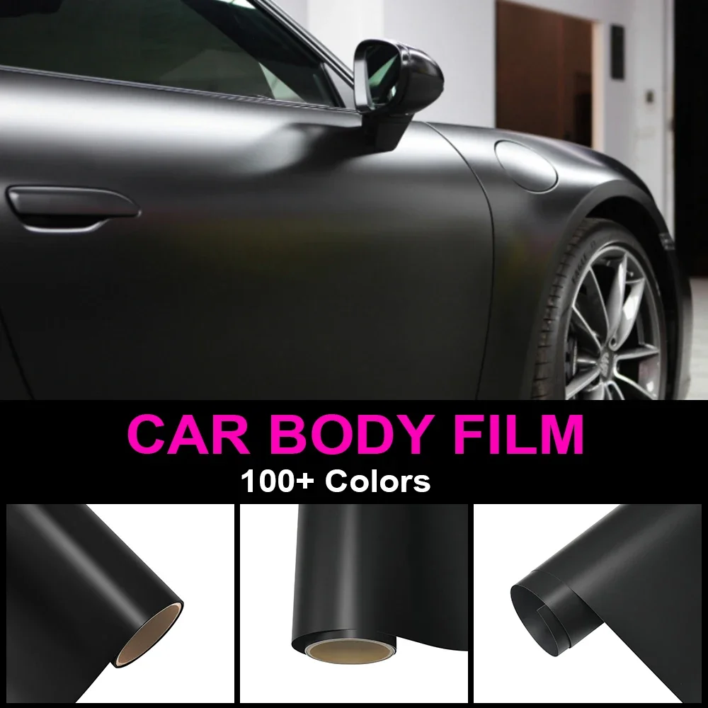 Car Vinyl Wrap Roll Sticker Matt Black Color Cover with Bubble Free Air Release Technology Decal Sheet Adhesive Auto Accessories
Car Vinyl Wrap Roll Sticker Matt Black Color Cover with Bubble Free Air Release Technology Decal Sheet Adhesive Auto Accessories