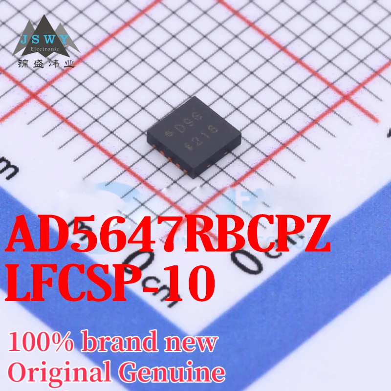 (1/10 piece) AD5647RBCPZ, silkscreened D9G LFCSP-10, brand new and original, free shipping.
(1/10 piece) AD5647RBCPZ, silkscreened D9G LFCSP-10, brand new and original, free shipping.