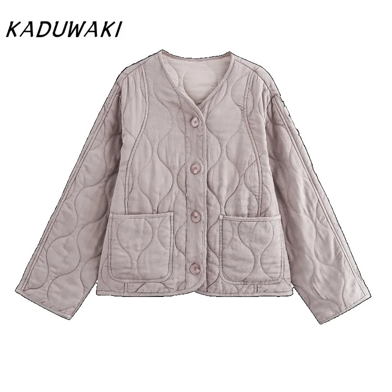 KADUWAKI Spring Winter Coats Woman Warm Casual Long-sleeved Cotton Jackets Fashion Warm Elegant Versatile Coats 방수자켓 Clothes
KADUWAKI Spring Winter Coats Woman Warm Casual Long-sleeved Cotton Jackets Fashion Warm Elegant Versatile Coats 방수자켓 Clothes