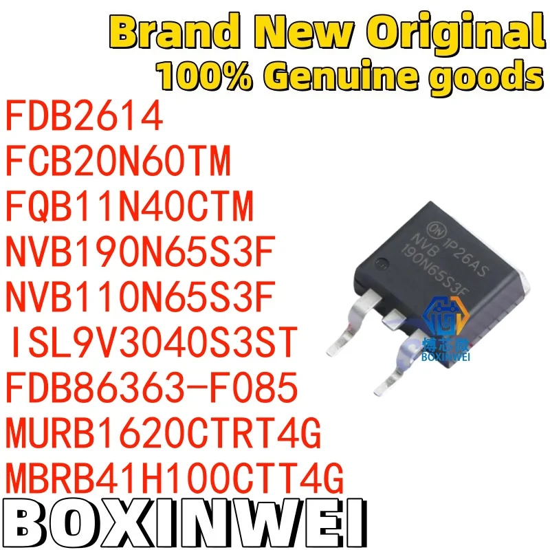 (10 pieces)FDB2614 FCB20N60TM FQB11N40CTM NVB190N65S3F NVB110N65S3F ISL9V3040S3ST FDB86363-F085 MURB1620CTRT4G MBRB41H100CTT4G
(10 pieces)FDB2614 FCB20N60TM FQB11N40CTM NVB190N65S3F NVB110N65S3F ISL9V3040S3ST FDB86363-F085 MURB1620CTRT4G MBRB41H100CTT4G