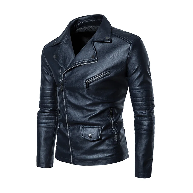 Men's Motorcycle Leather Jacket New Men Leather Jacket Slim Outer Wear Clothing For Male PU Leather Jacket Thin Business Jacket
Men's Motorcycle Leather Jacket New Men Leather Jacket Slim Outer Wear Clothing For Male PU Leather Jacket Thin Business Jacket