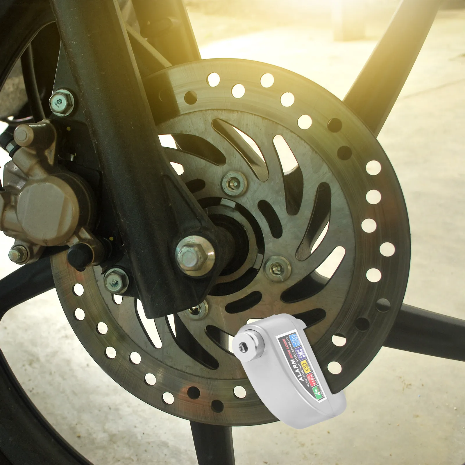 Alarm Disc Lock 6Mm Waterproof Anti-Theft Motorcycle Disk Lock with Loud Sound Motion Sensor for Bike Scooter Zinc Alloy
Alarm Disc Lock 6Mm Waterproof Anti-Theft Motorcycle Disk Lock with Loud Sound Motion Sensor for Bike Scooter Zinc Alloy