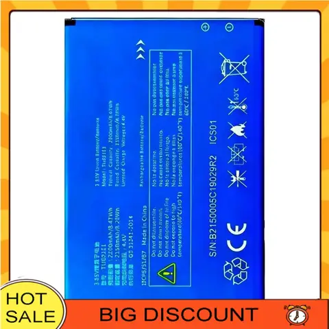 Mobile Phone Battery 2200Mah For Alcatel OT-5047U U5 HD CAB2150008C1 Long Lasting Tli021e1