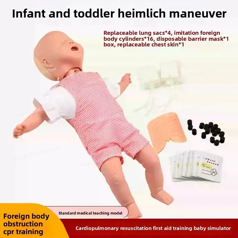 Учебный манекен для оказания первой помощи из СЛР, модель обструкции дыхательных путей, для практики СЛР и спасения удушья
Учебный манекен для оказания первой помощи из СЛР, модель обструкции дыхательных путей, для практики СЛР и спасения удушья