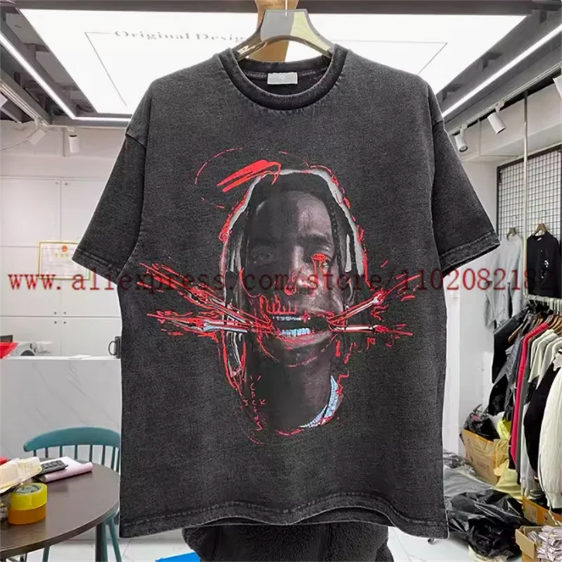 Creative Fun Portrait Printed T-shirt Men Women High Quality Casual Washed Old T Shirt Oversize Hip Hop Short Sleeve Tee
Creative Fun Portrait Printed T-shirt Men Women High Quality Casual Washed Old T Shirt Oversize Hip Hop Short Sleeve Tee