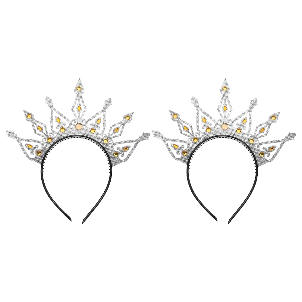 2 Pcs Headband Rhinestone Crown Decorative Wedding Headbands for Women Vintage Hair Tiara Bridal Headdress
2 Pcs Headband Rhinestone Crown Decorative Wedding Headbands for Women Vintage Hair Tiara Bridal Headdress