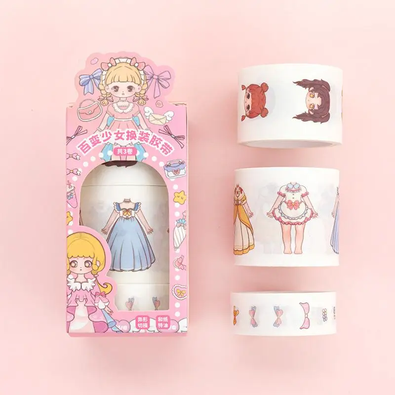New 1Box Cartoon Dress Up Stickers Beautiful Girl Outfit Sticker Fun DIY Princess Makeup Scene Outfit Change Tape
New 1Box Cartoon Dress Up Stickers Beautiful Girl Outfit Sticker Fun DIY Princess Makeup Scene Outfit Change Tape