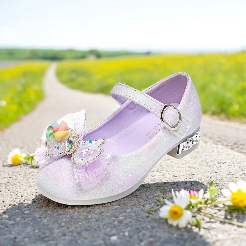 Girls High Heels Children Raise Shoes Crystal Leather Shoes Princess Shining Rhindiamonds Party Etiquette Dance Single Shoes
Girls High Heels Children Raise Shoes Crystal Leather Shoes Princess Shining Rhindiamonds Party Etiquette Dance Single Shoes