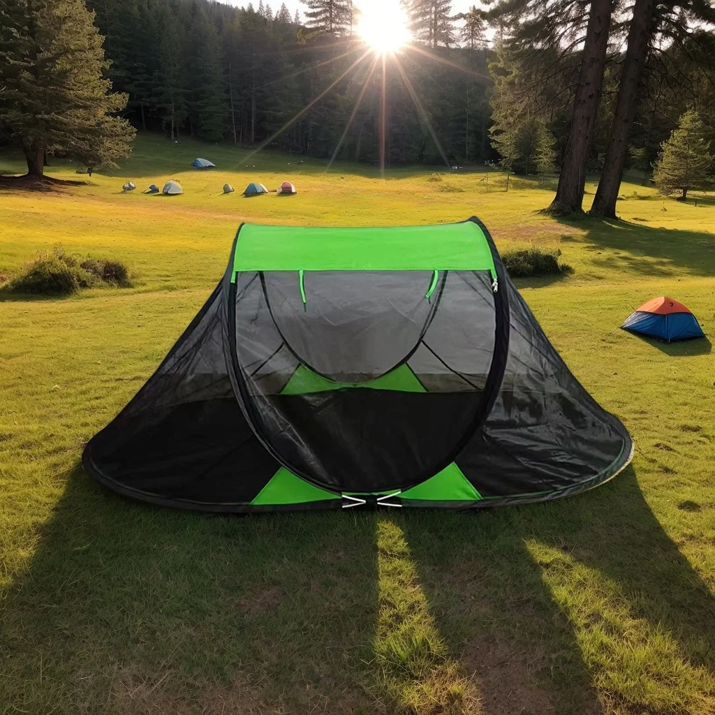 Outdoor Camping Tent, Fully Automatic Quick-opening Pergola, Mosquito-proof Tent, Camping Oxford Cloth Folding Camp Bed Tent
Outdoor Camping Tent, Fully Automatic Quick-opening Pergola, Mosquito-proof Tent, Camping Oxford Cloth Folding Camp Bed Tent