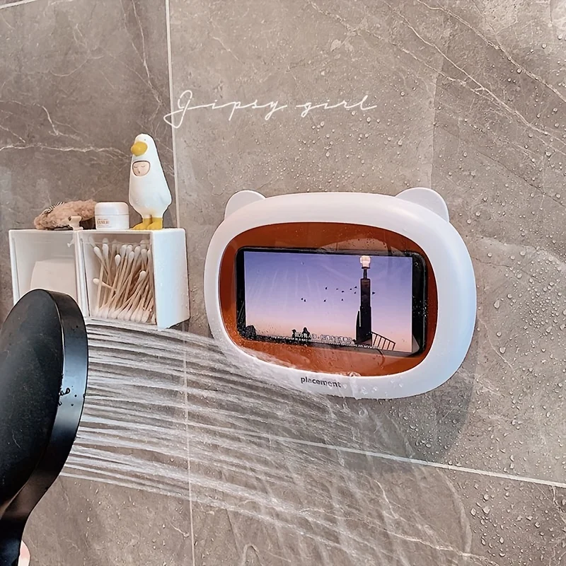 Hot-selling ins bathroom waterproof mobile phone box cartoon, pasting bracket mobile phone holder, bath chasing drama artifact,
Hot-selling ins bathroom waterproof mobile phone box cartoon, pasting bracket mobile phone holder, bath chasing drama artifact,